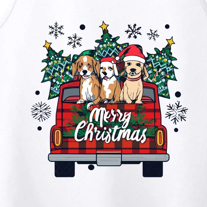 Puppies Christmas Performance Tank