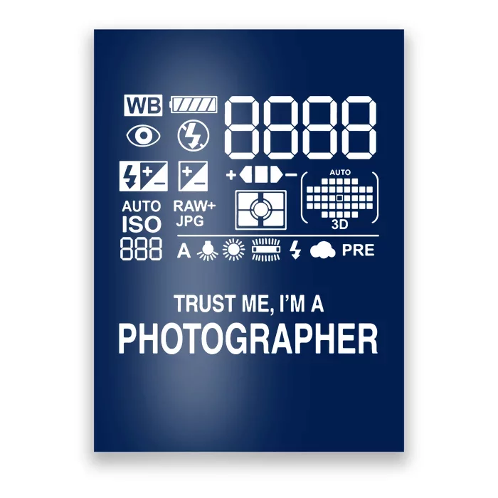 Photographer Camera Poster