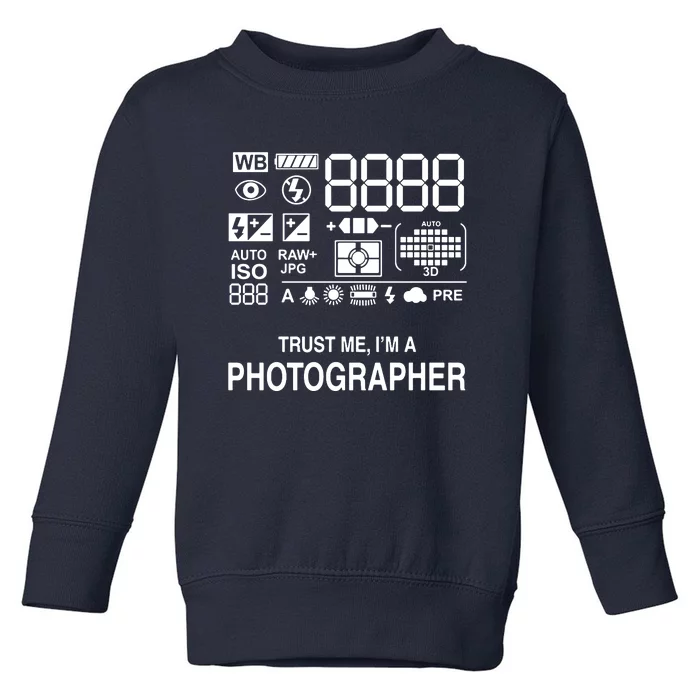 Photographer Camera Toddler Sweatshirt