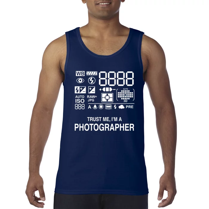 Photographer Camera Tank Top