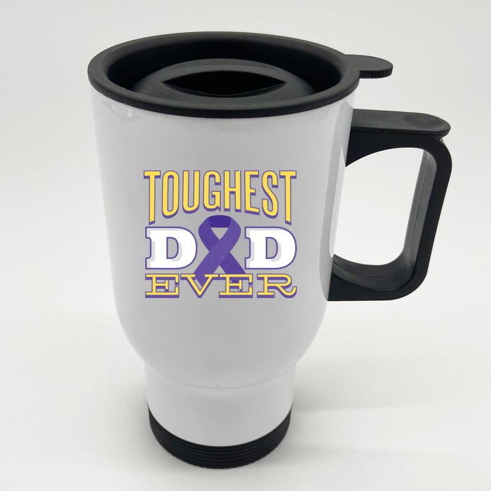 Pancreatic Cancer Awareness Front & Back Stainless Steel Travel Mug