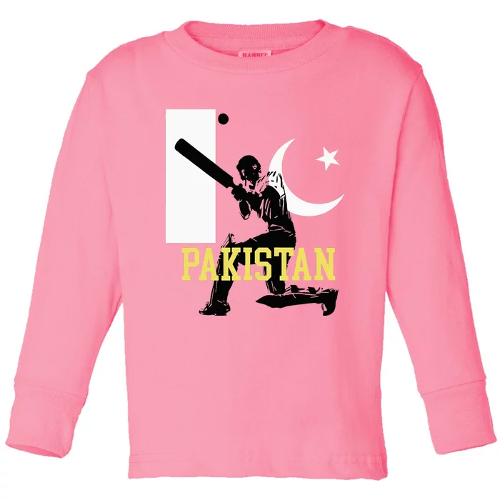 Pakistan Cricket Pakistani Cricket Toddler Long Sleeve Shirt