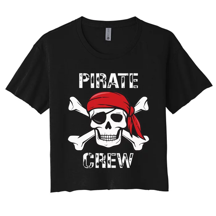 Pirate Crew Women's Crop Top Tee