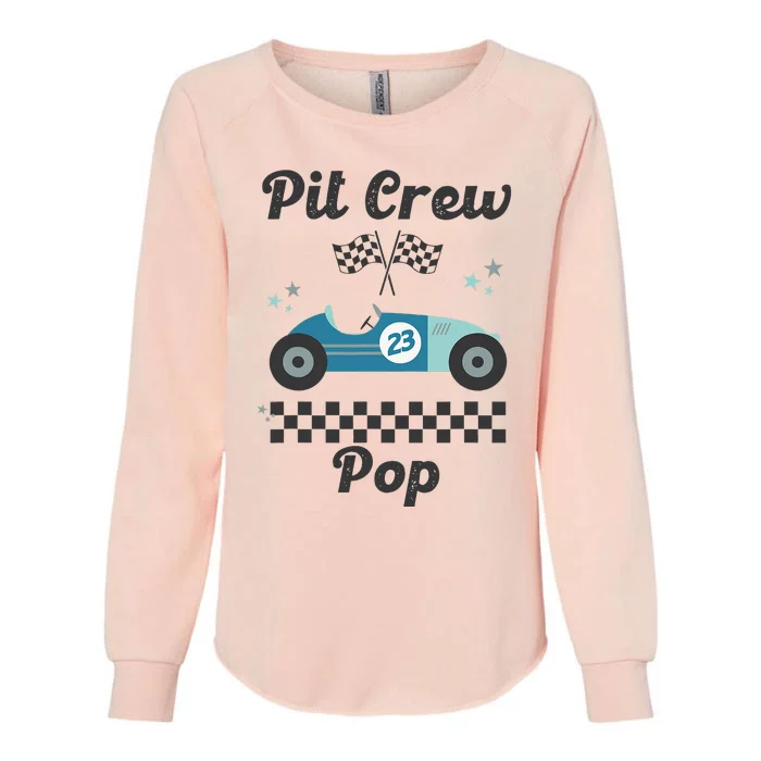 Pit Crew Pop Womens California Wash Sweatshirt