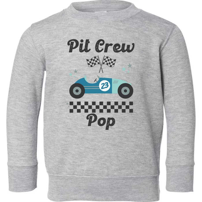 Pit Crew Pop Toddler Sweatshirt