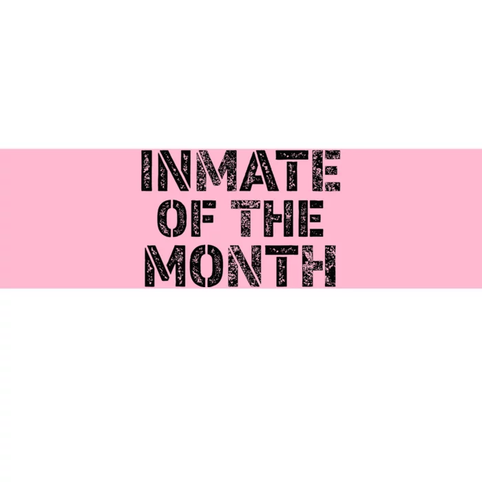 Prisoner Costume Prison Inmate Of The Month County Jail Bumper Sticker