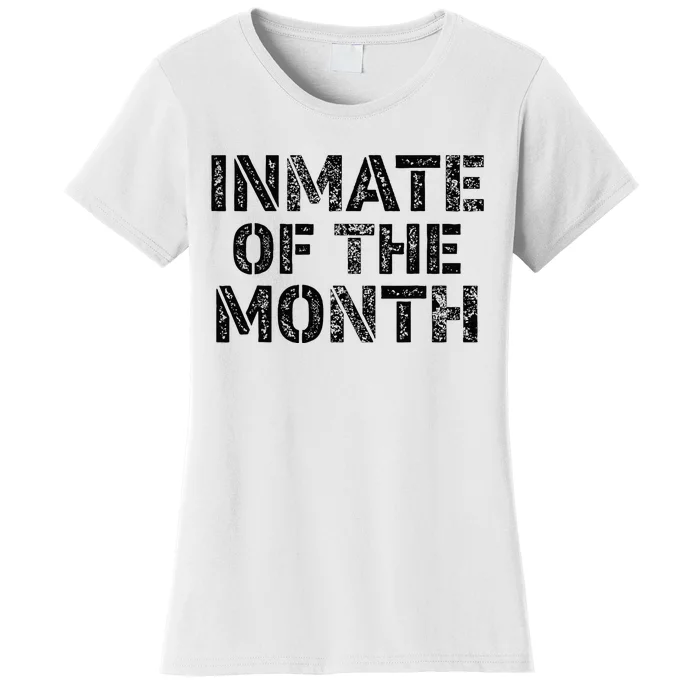 Prisoner Costume Prison Inmate Of The Month County Jail Women's T-Shirt