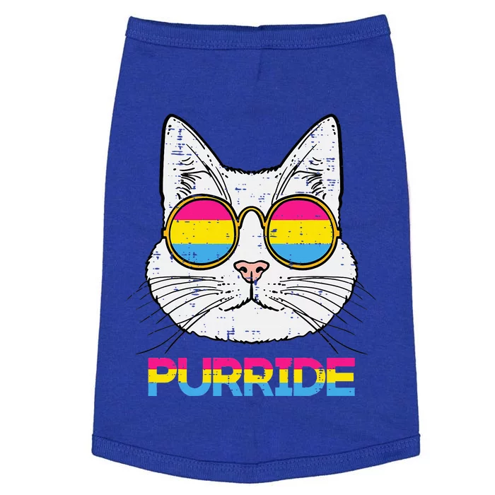 Pansexual Cat Purride Pan Pride Flag Lgbtq Doggie Tank