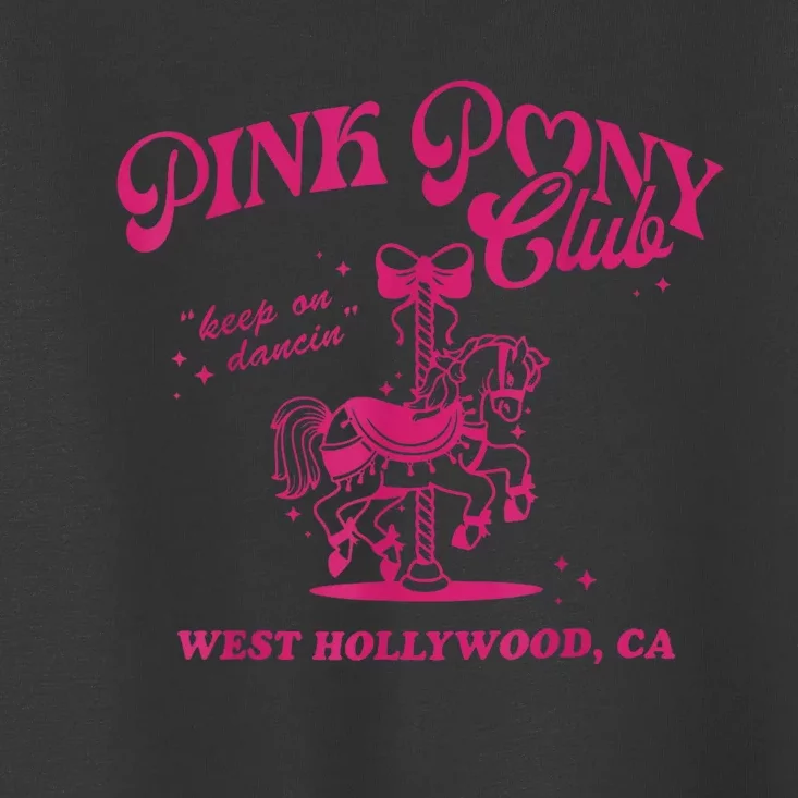 Pony Club Princess Midwest Cowgirl Lesbian Sapphic Toddler T-Shirt