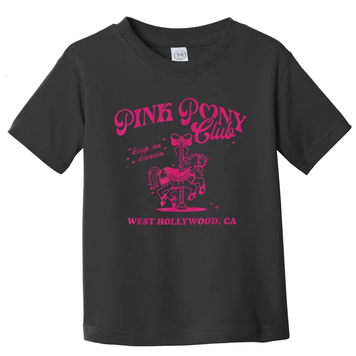 Pony Club Princess Midwest Cowgirl Lesbian Sapphic Toddler T-Shirt