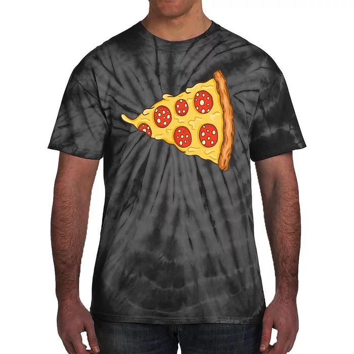 Pizza Costume Pizza Slice Couple Matching Tie-Dye T-Shirt