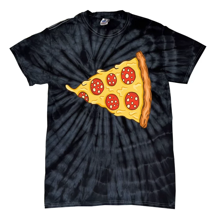 Pizza Costume Pizza Slice Couple Matching Tie-Dye T-Shirt