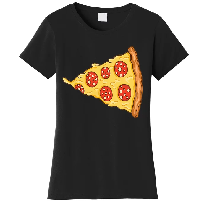 Pizza Costume Pizza Slice Couple Matching Women's T-Shirt