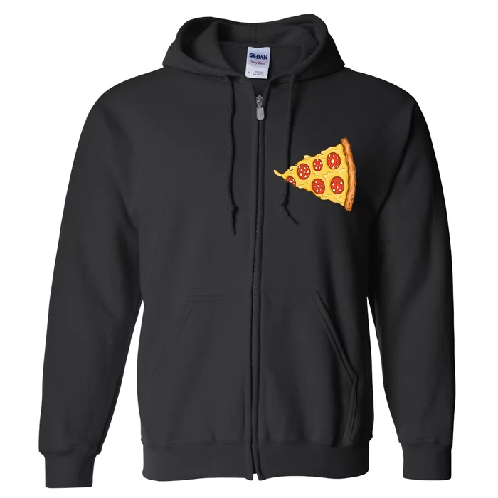 Pizza Costume Pizza Slice Couple Matching Full Zip Hoodie