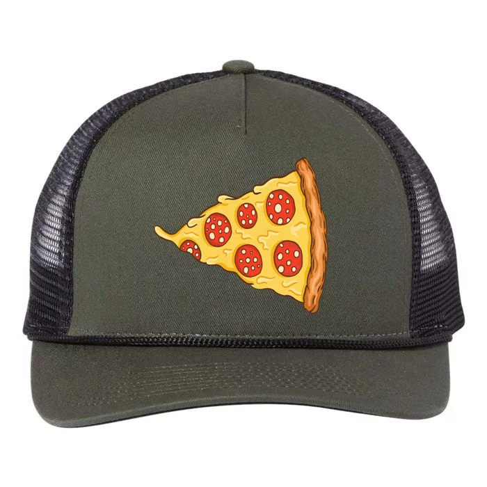 Pizza Costume Pizza Slice Couple Matching Retro Rope Trucker Hat Cap