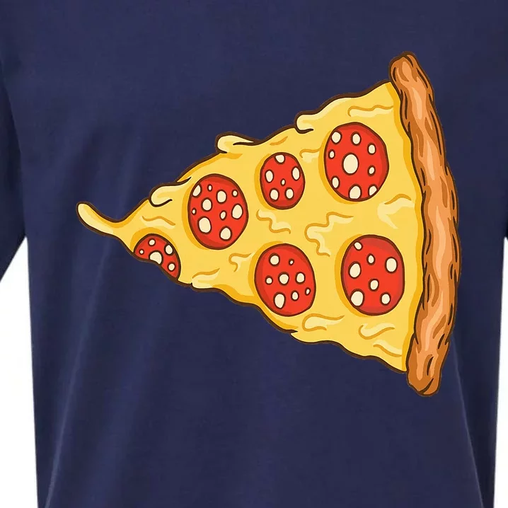 Pizza Costume Pizza Slice Couple Matching Sueded Cloud Jersey T-Shirt