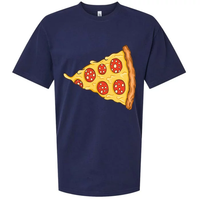 Pizza Costume Pizza Slice Couple Matching Sueded Cloud Jersey T-Shirt