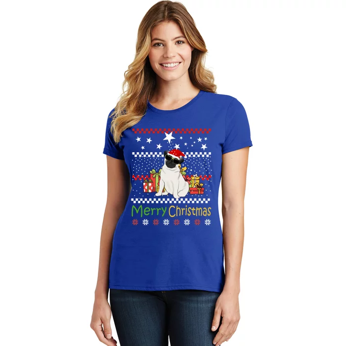 Pug Christmas Pug Lovers Funny Christmas Pug Great Gift Women's T-Shirt