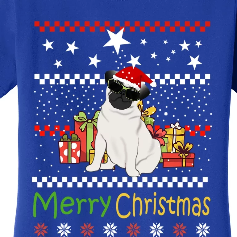 Pug Christmas Pug Lovers Funny Christmas Pug Great Gift Women's T-Shirt