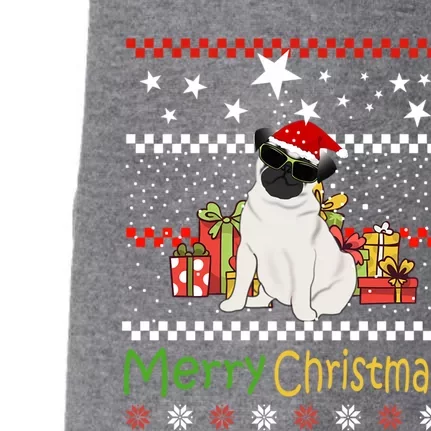 Pug Christmas Pug Lovers Funny Christmas Pug Great Gift Doggie 3-End Fleece Hoodie