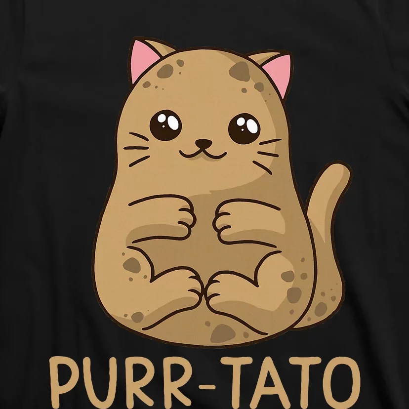 Purrtato Cat Potato Cat Lover Idaho Potatoes T-Shirt