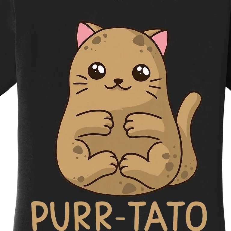 Purrtato Cat Potato Cat Lover Idaho Potatoes Women's T-Shirt