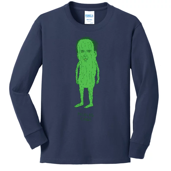 Picolas Cage Kids Long Sleeve Shirt