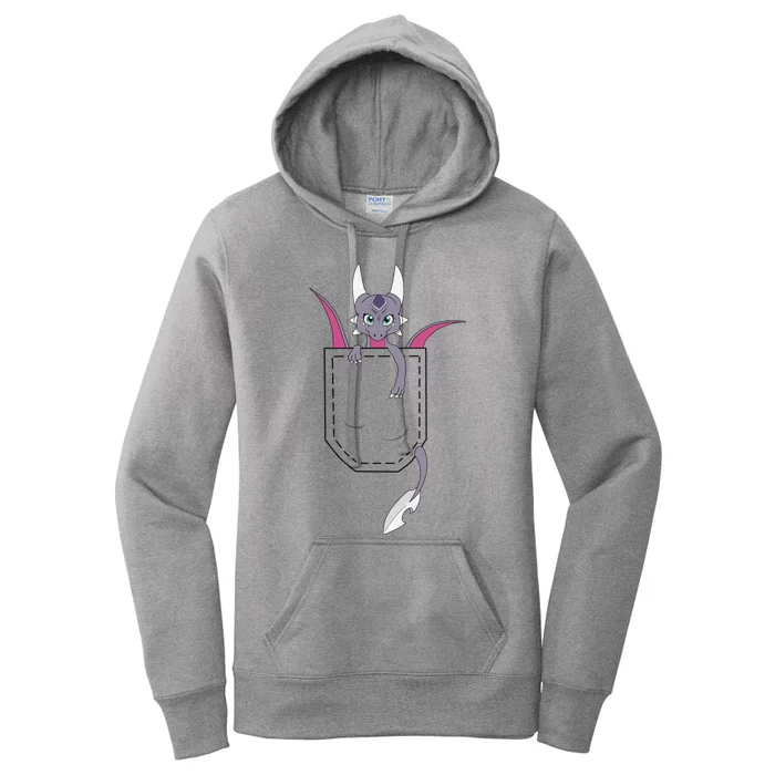 Pocket Cynder Women's Pullover Hoodie