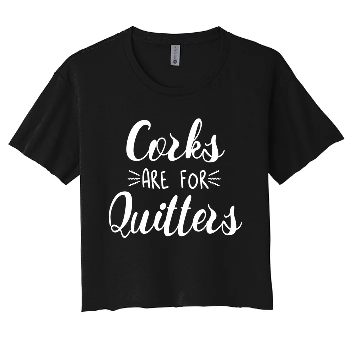 PFD Corks Women's Crop Top Tee