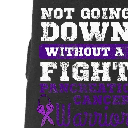 Pancreatic Cancer Pancreas Warrior Chemotherapy Patient Doggie 3-End Fleece Hoodie