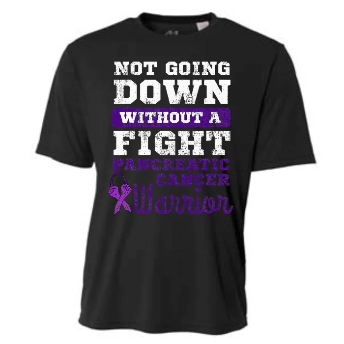 Pancreatic Cancer Pancreas Warrior Chemotherapy Patient Cooling Performance Crew T-Shirt