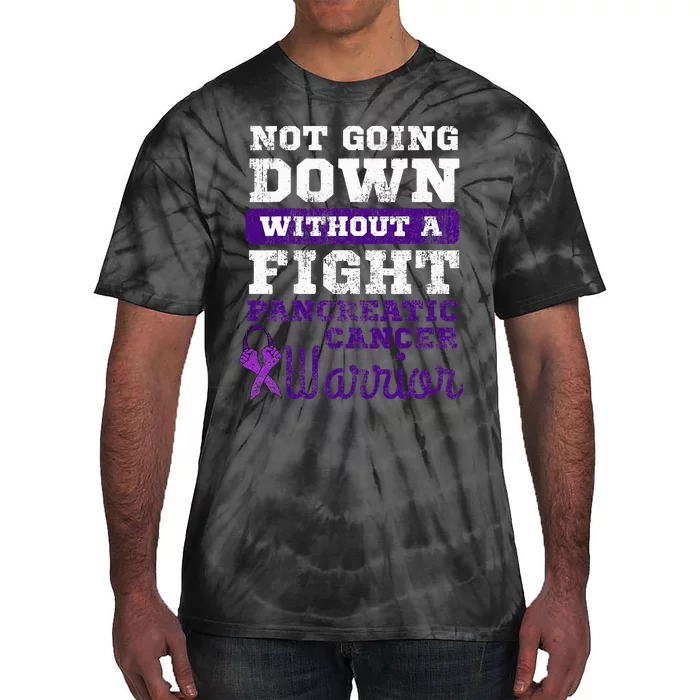 Pancreatic Cancer Pancreas Warrior Chemotherapy Patient Tie-Dye T-Shirt