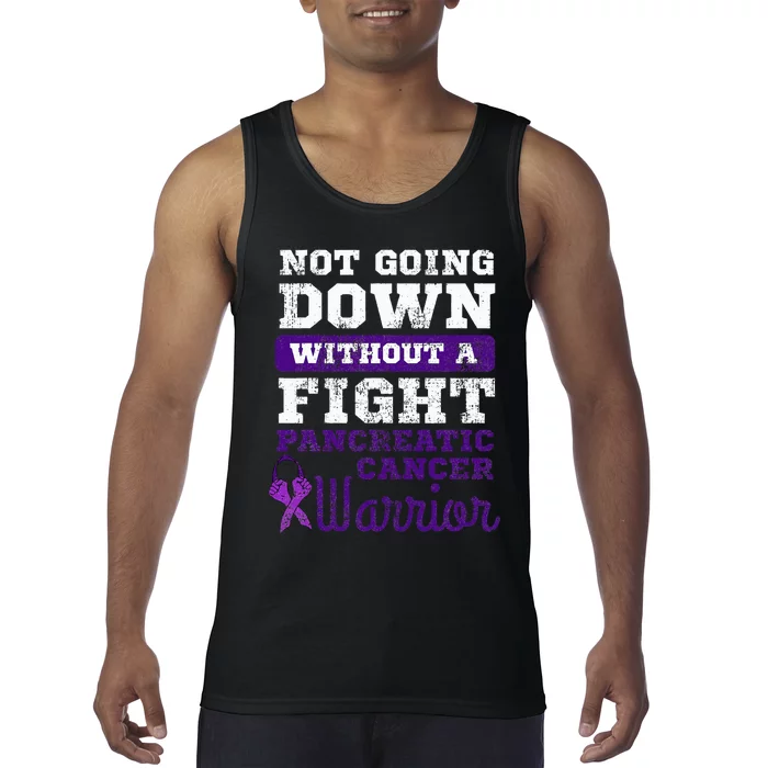 Pancreatic Cancer Pancreas Warrior Chemotherapy Patient Tank Top