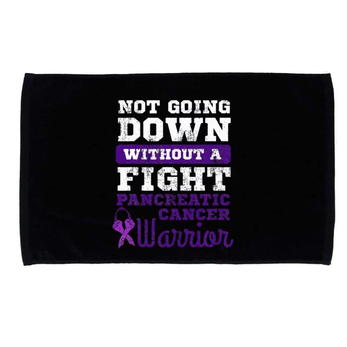 Pancreatic Cancer Pancreas Warrior Chemotherapy Patient Microfiber Hand Towel