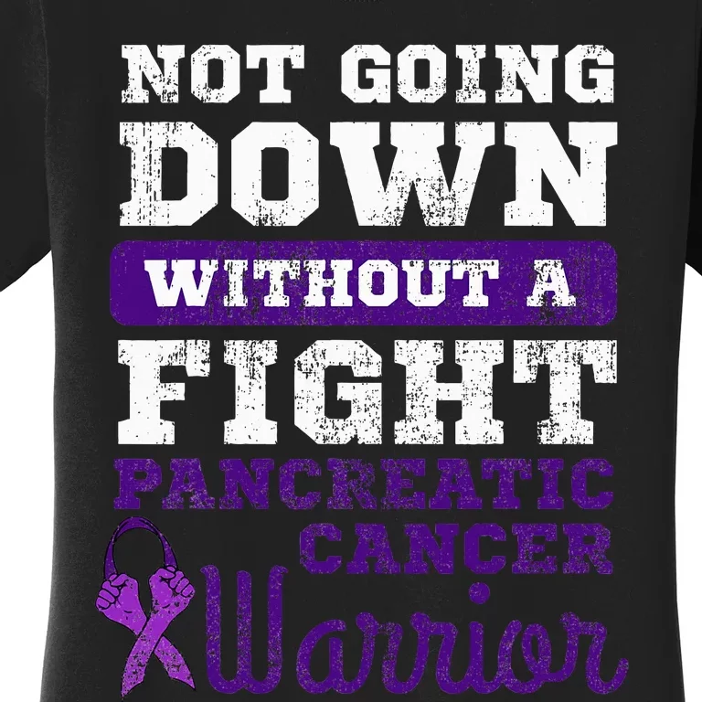 Pancreatic Cancer Pancreas Warrior Chemotherapy Patient Women's T-Shirt