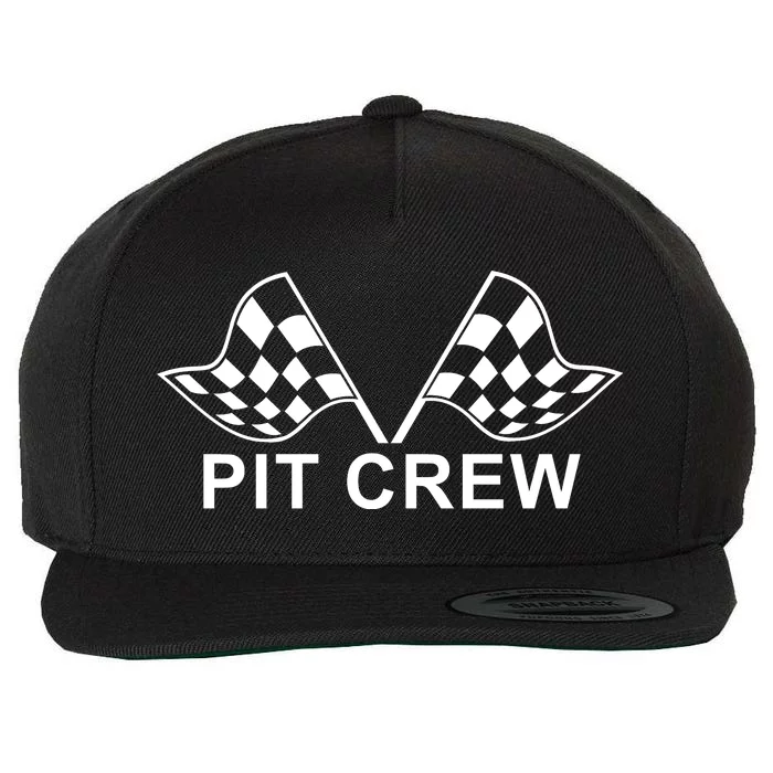 Pit Crew Wool Snapback Cap