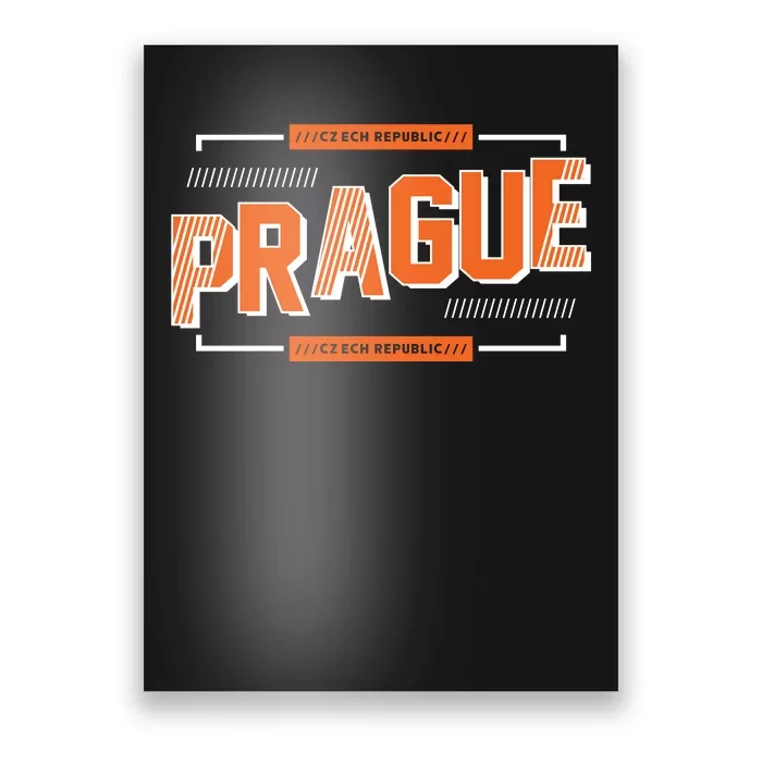 Prague Czech Poster