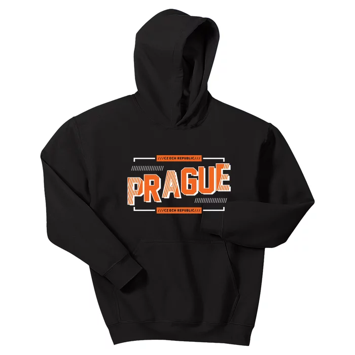 Prague Czech Kids Hoodie