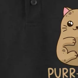 Purrtato Cat Potato Cat Lover Idaho Potatoes Dry Zone Grid Performance Polo