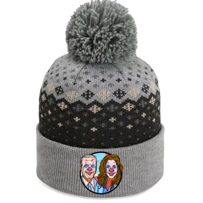 Political Clowns The Baniff Cuffed Pom Beanie