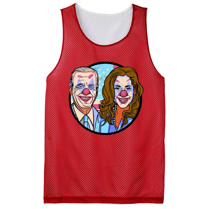 Political Clowns Mesh Reversible Basketball Jersey Tank