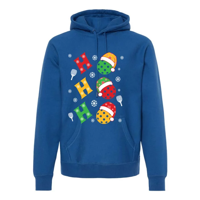 Pickleball Christmas Pickleball Lover Gift Premium Hoodie