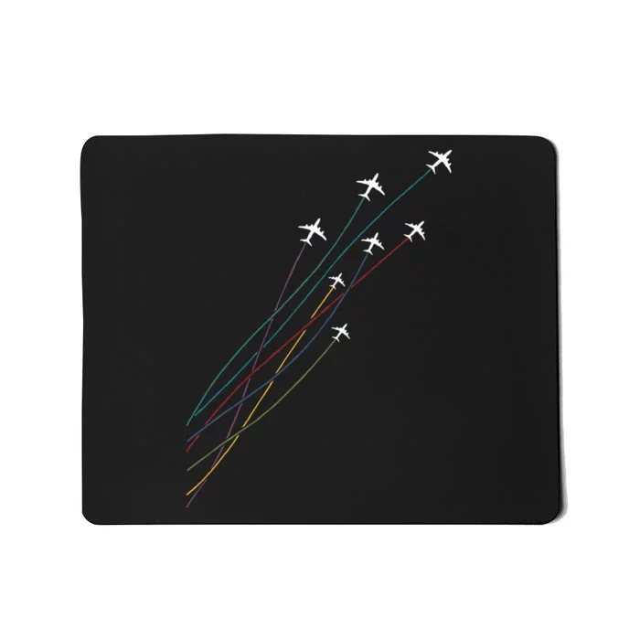 Pilot Commercial Passenger Airplanes Aeroplanes Airline Gift Mousepad