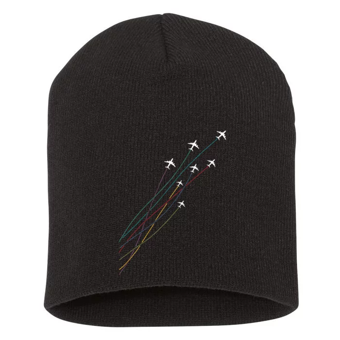 Pilot Commercial Passenger Airplanes Aeroplanes Airline Gift Short Acrylic Beanie