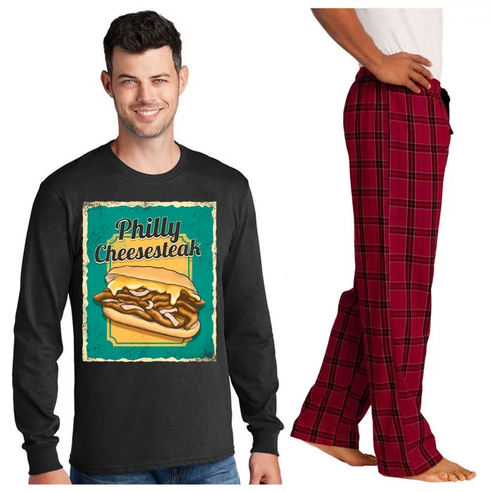 Philly Cheesesteak Long Sleeve Pajama Set