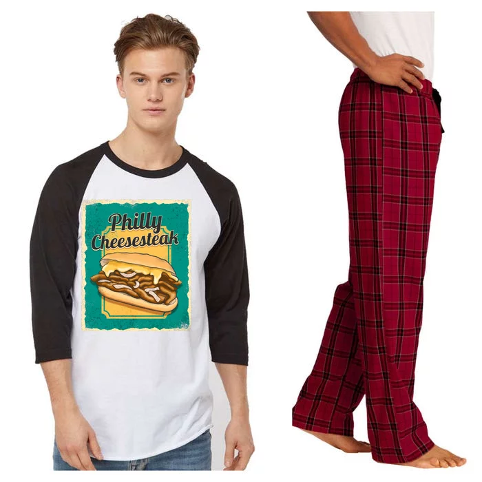 Philly Cheesesteak Raglan Sleeve Pajama Set