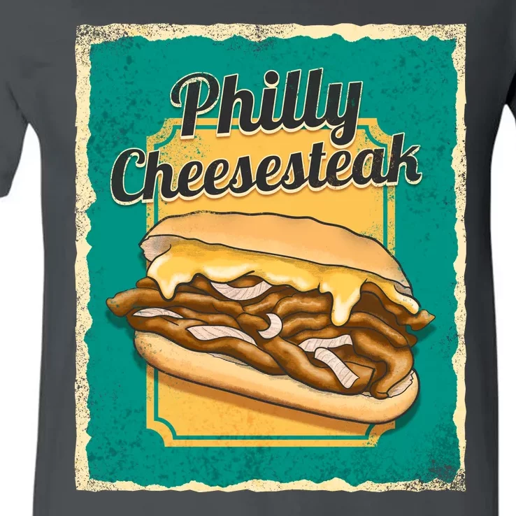 Philly Cheesesteak V-Neck T-Shirt