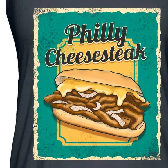 Philly Cheesesteak Ladies Essential Flowy Tank