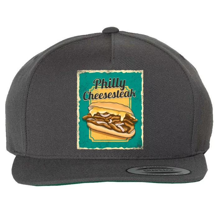 Philly Cheesesteak Wool Snapback Cap