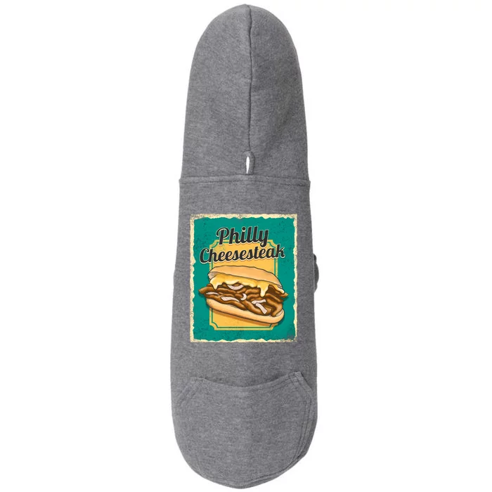 Philly Cheesesteak Doggie 3-End Fleece Hoodie